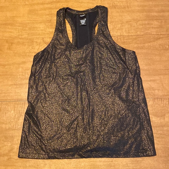 Victoria's Secret Tops - Victoria's Secret Gold Sparkle Tank Top